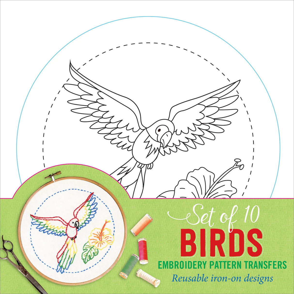 Embroidery Transfers Set - Birds