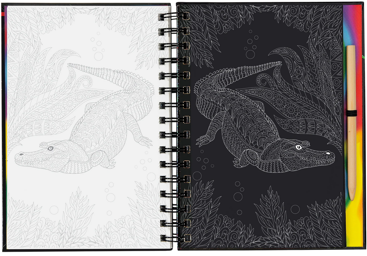 Scratch & Sketch Book - Extreme Animals