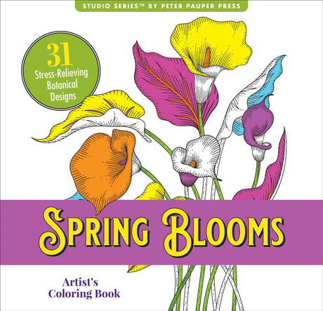 Artist's Colouring Book - Spring Blooms
