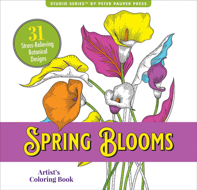 Artist's Colouring Book - Spring Blooms