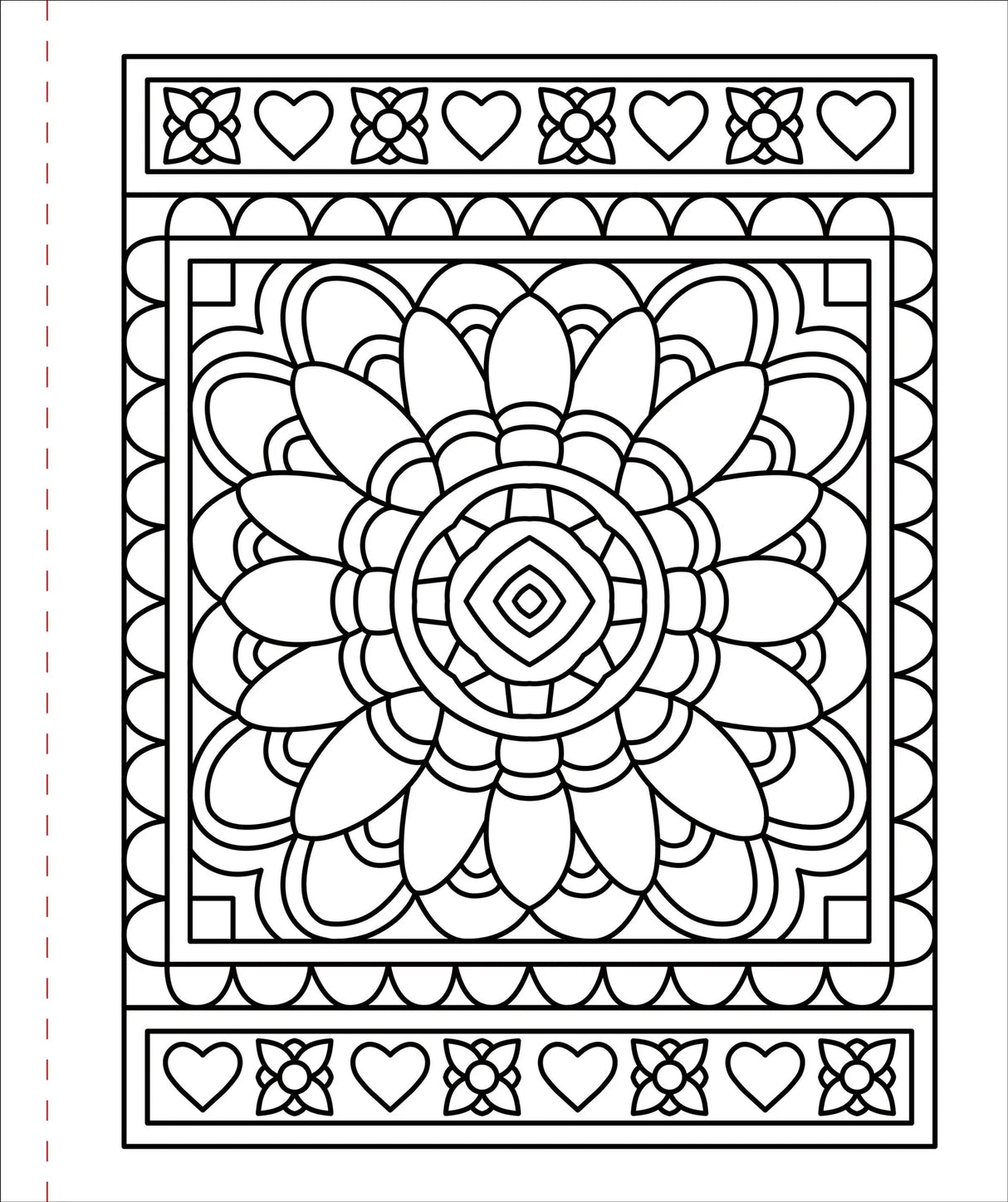 Large Print Colouring Book- Colour Me Calm