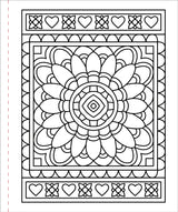 Large Print Colouring Book- Colour Me Calm