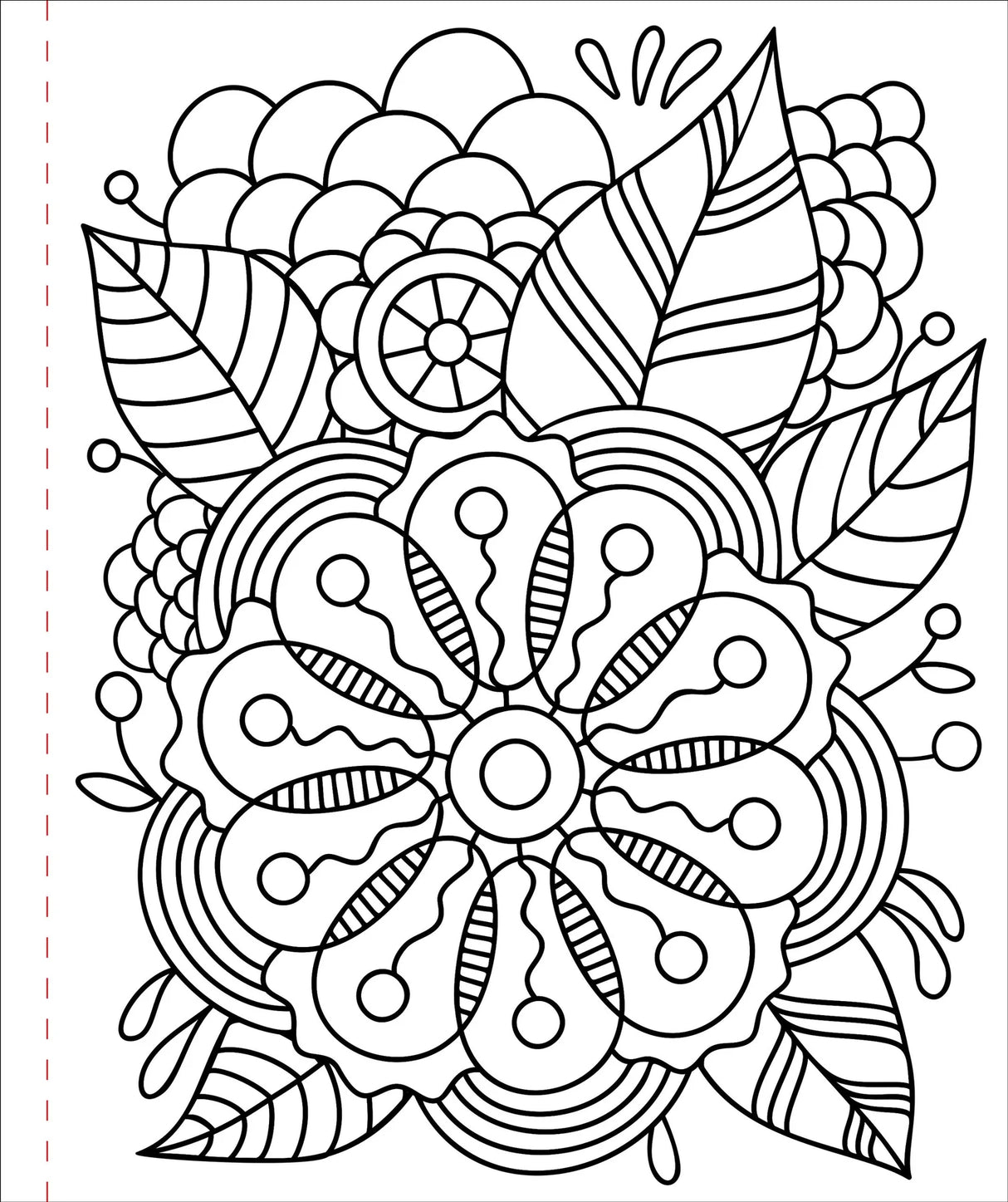 Large Print Colouring Book- Colour Me Calm