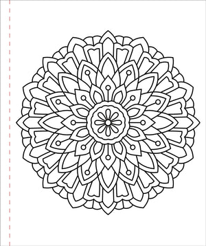 Large Print Colouring Book- Colour Me Calm