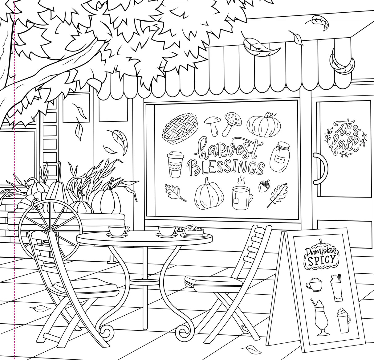 Artist's Colouring Book - Autumn Dreams