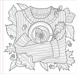 Artist's Colouring Book - Autumn Dreams