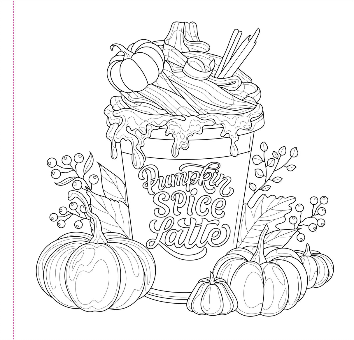 Artist's Colouring Book - Autumn Dreams