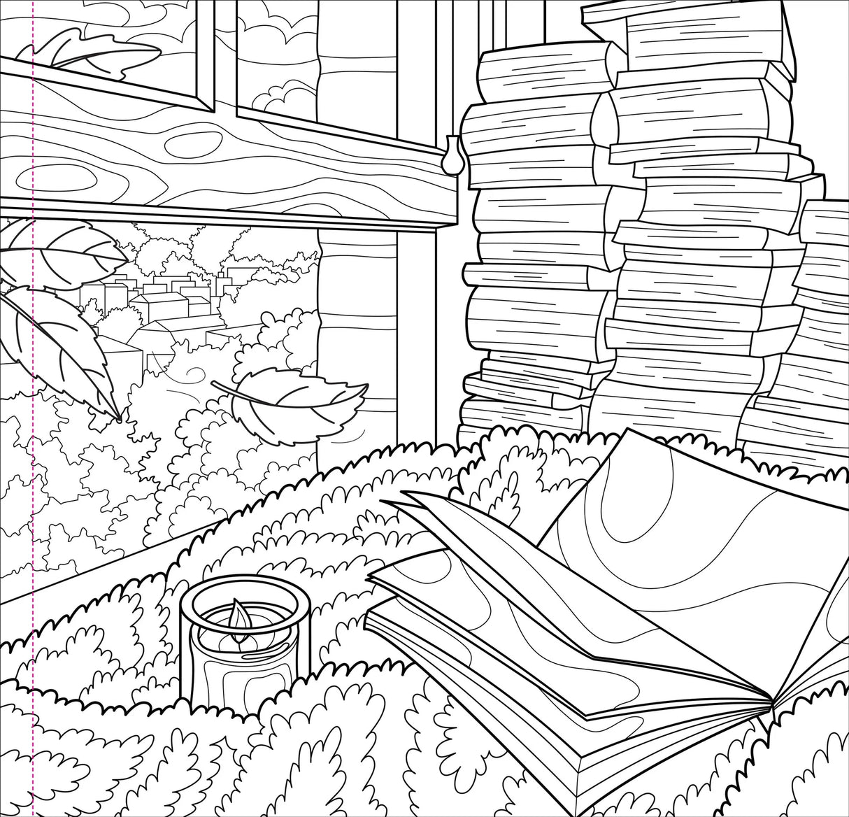 Artist's Colouring Book - Autumn Dreams