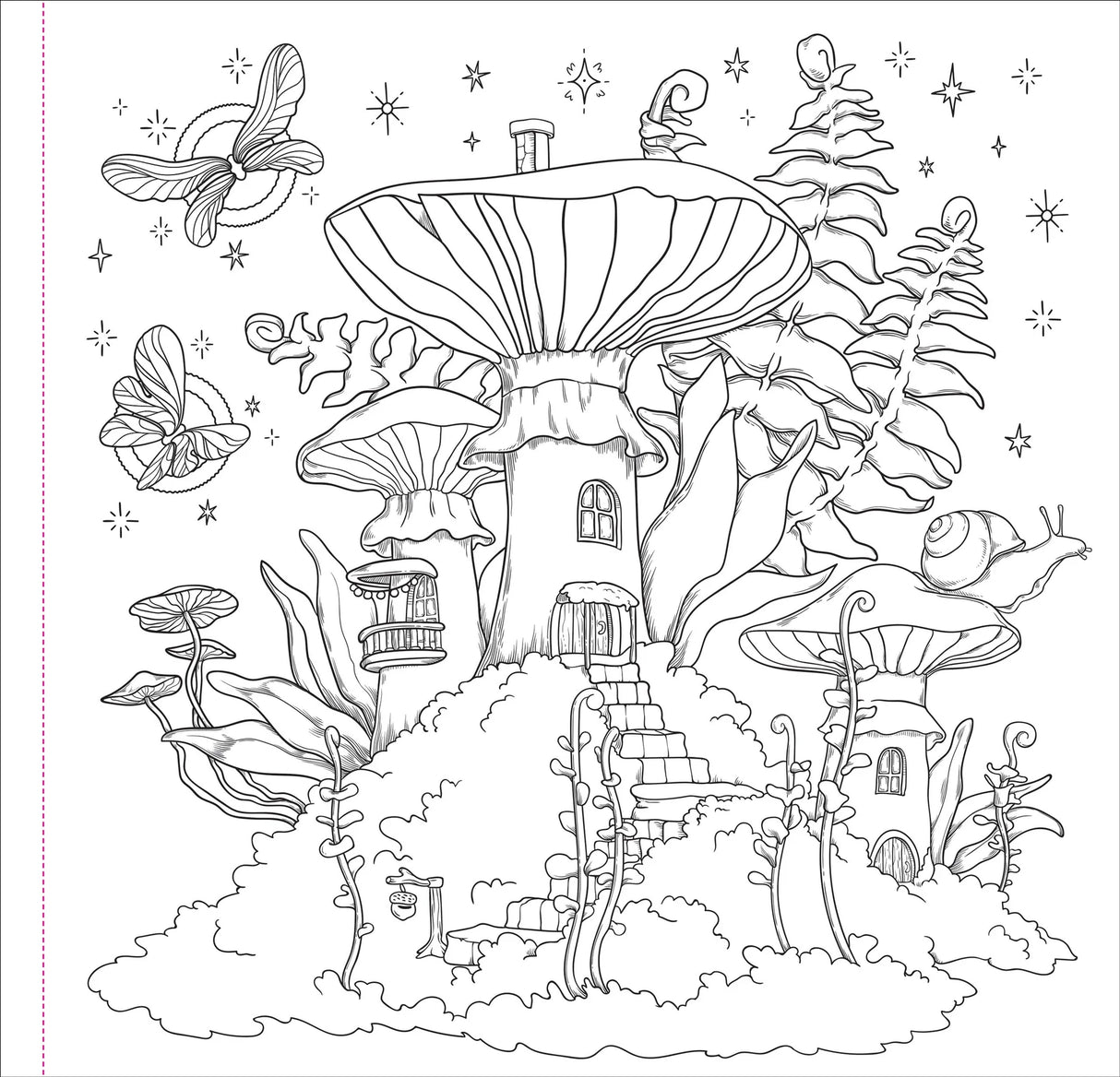 Adult Colouring Book - Enchanted Kingdom