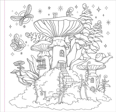 Adult Colouring Book - Enchanted Kingdom