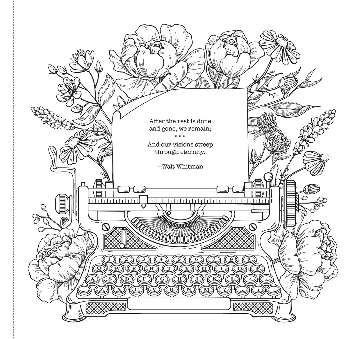 Artist's Colouring Book - Ephemera