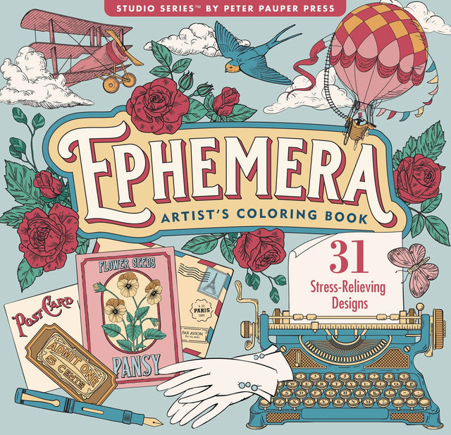 Artist's Colouring Book - Ephemera
