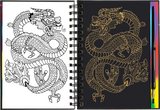 Scratch & Sketch Book - Extreme Dragons