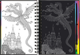 Scratch & Sketch Book - Extreme Dragons