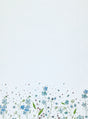 Writing Set - Blue Flowers