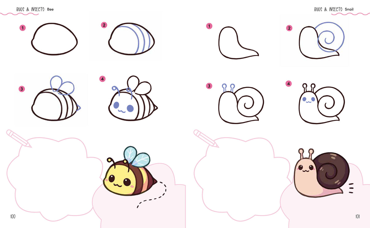 So Kawaii! 100 Adorable Animals to Draw Book