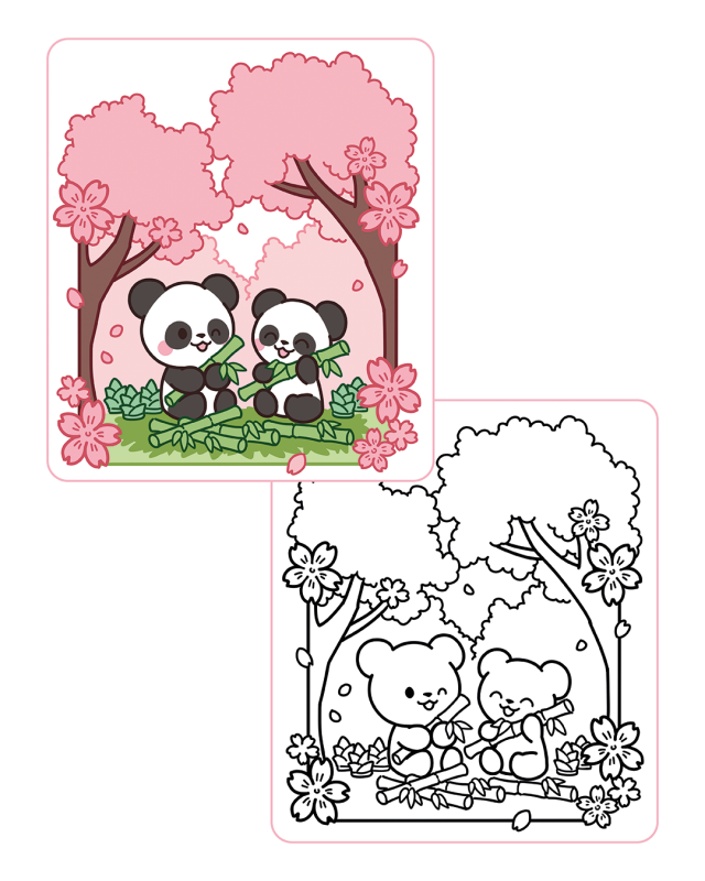 Draw Me! Colour Me! Cute and Cozy Friends Book