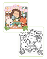 Draw Me! Colour Me! Cute and Cozy Friends Book