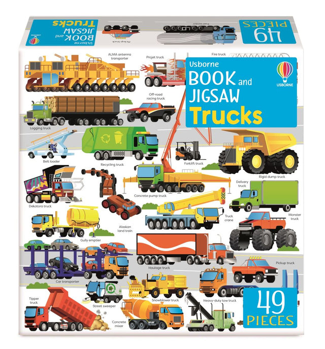Book & 3 Jigsaws: Trucks