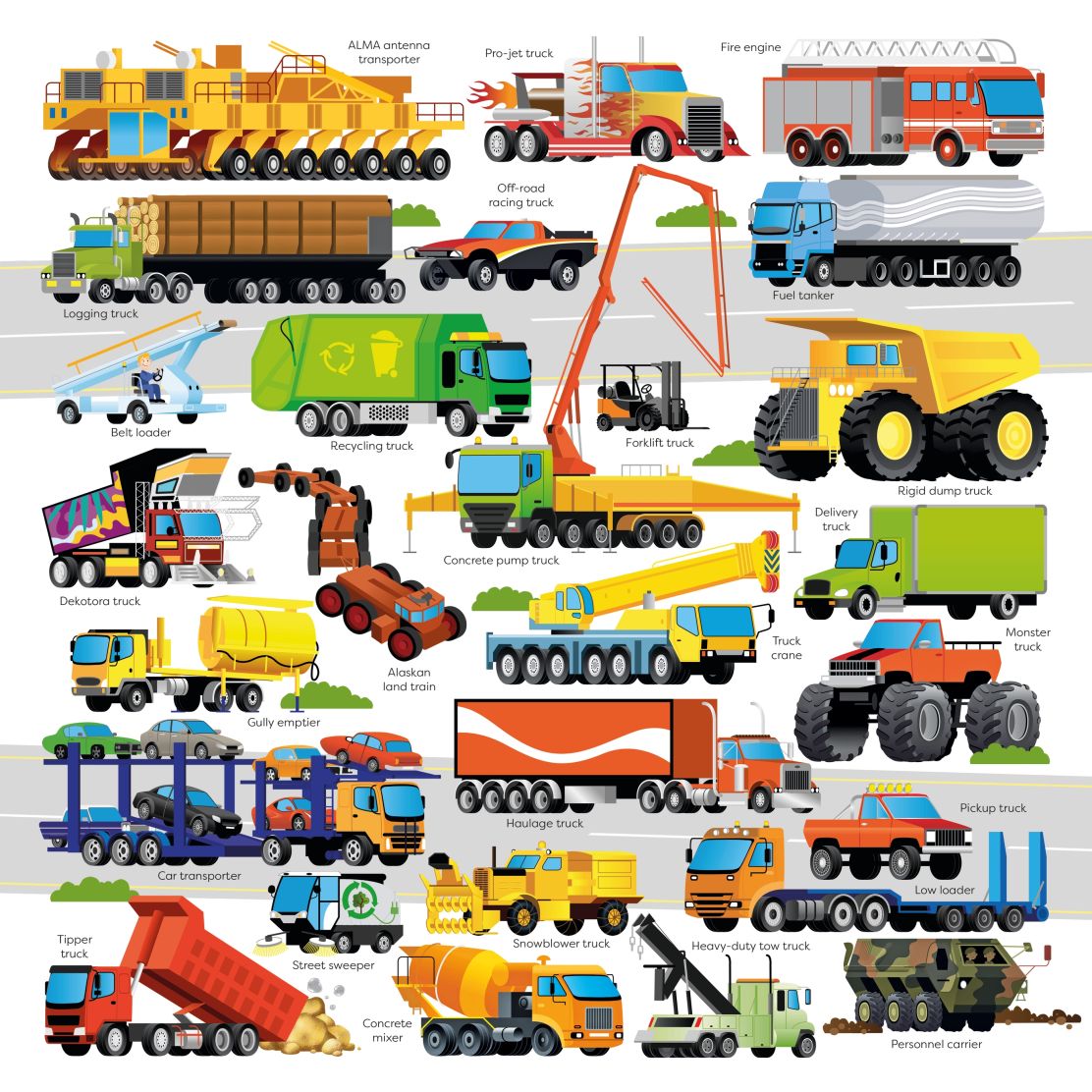Book & 3 Jigsaws: Trucks