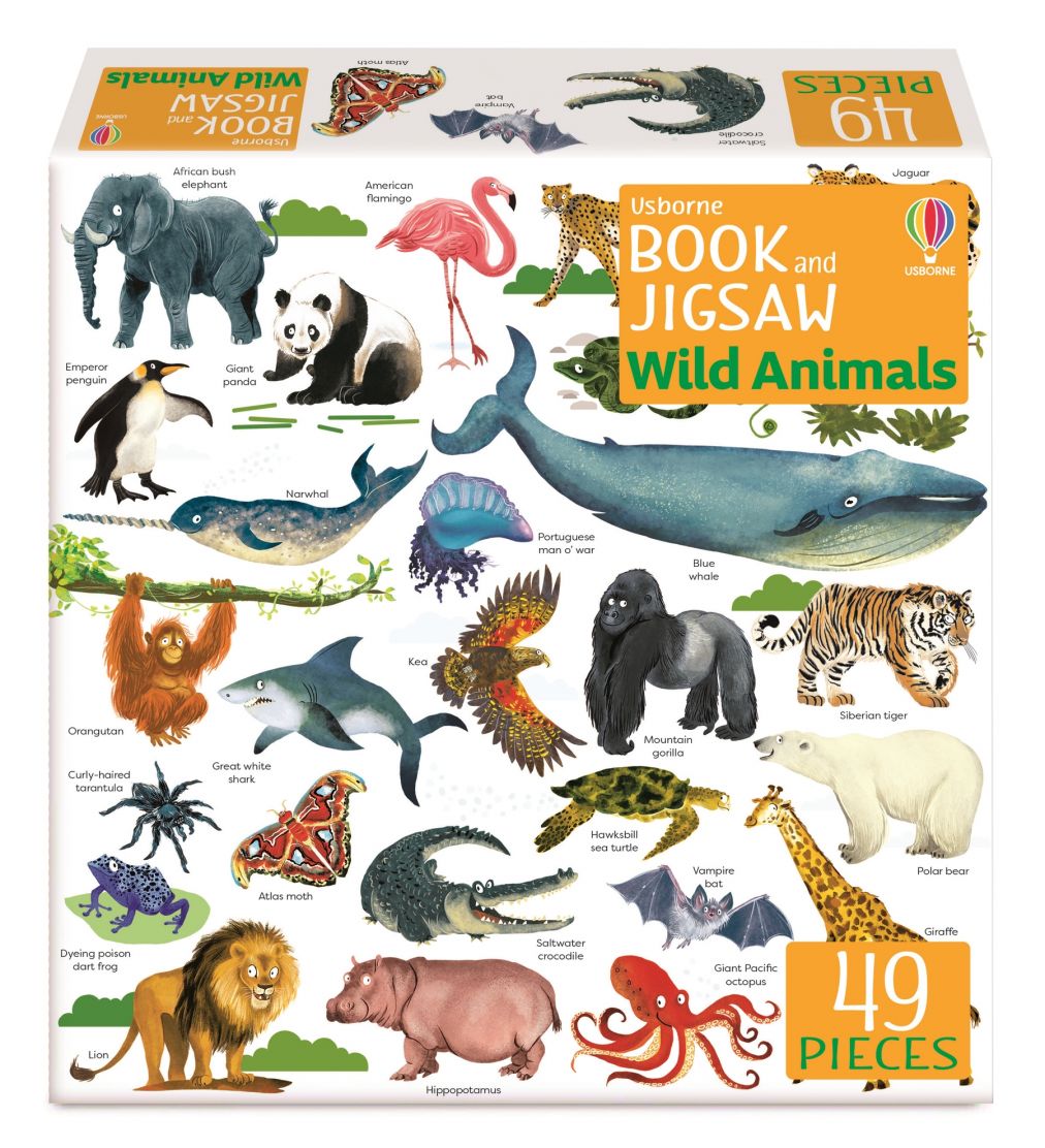 Book & Jigsaw - Wild Animal
