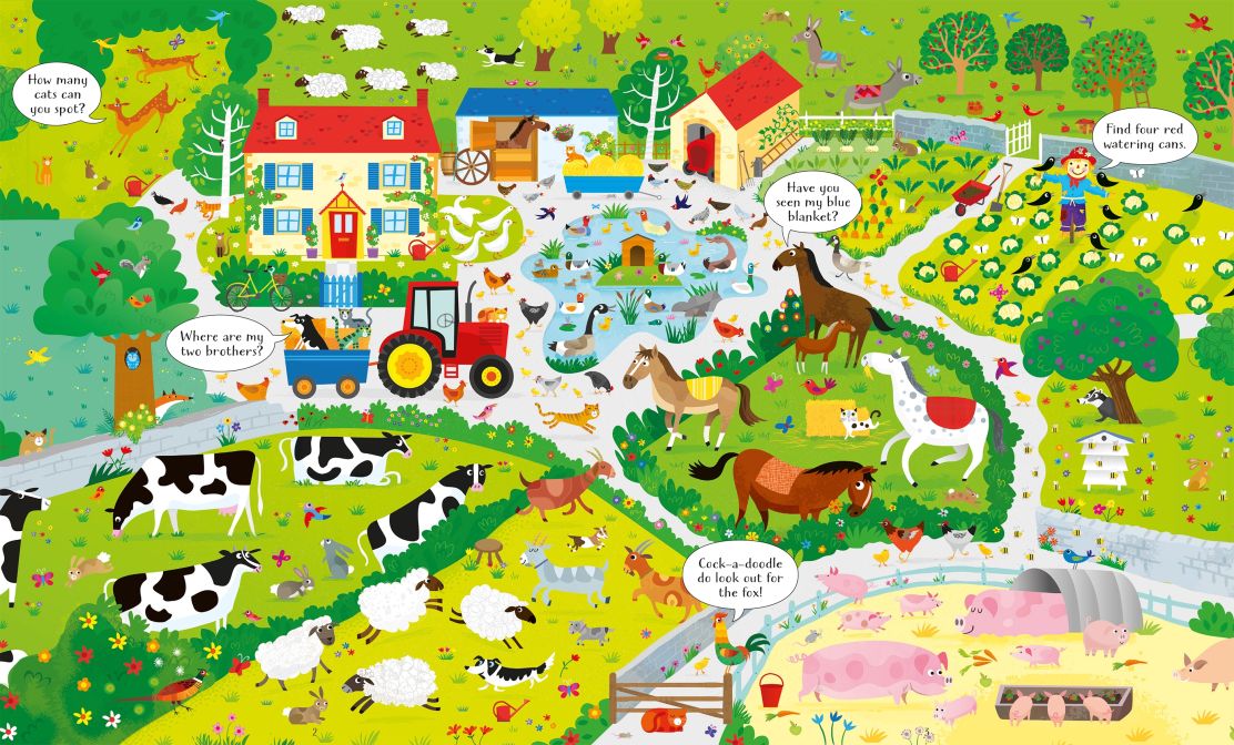 Book & Jigsaw 300 Piece On the Farm