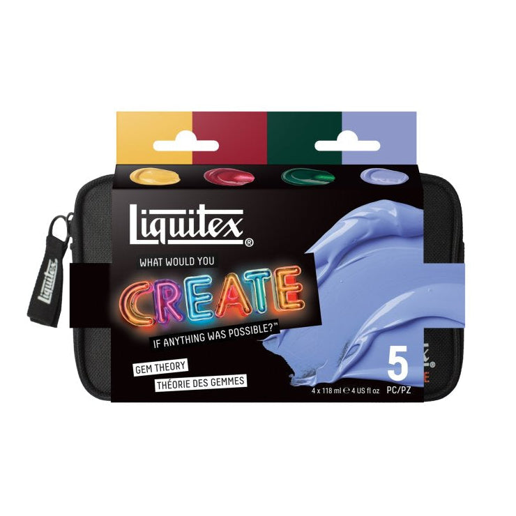 Liquitex Basics Acrylic What Would You Create Set - Gem Theory