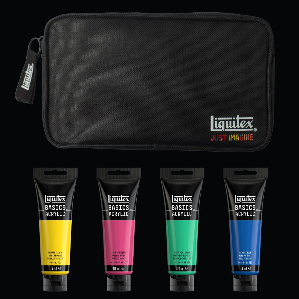 Liquitex Basics Acrylic What Would You Create Set - Illuminated Brights