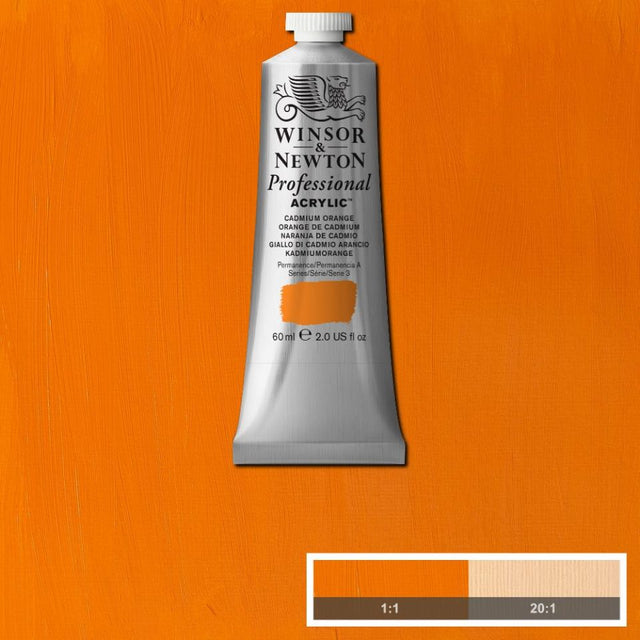 60ml Cadmium Orange - Professional Acrylic