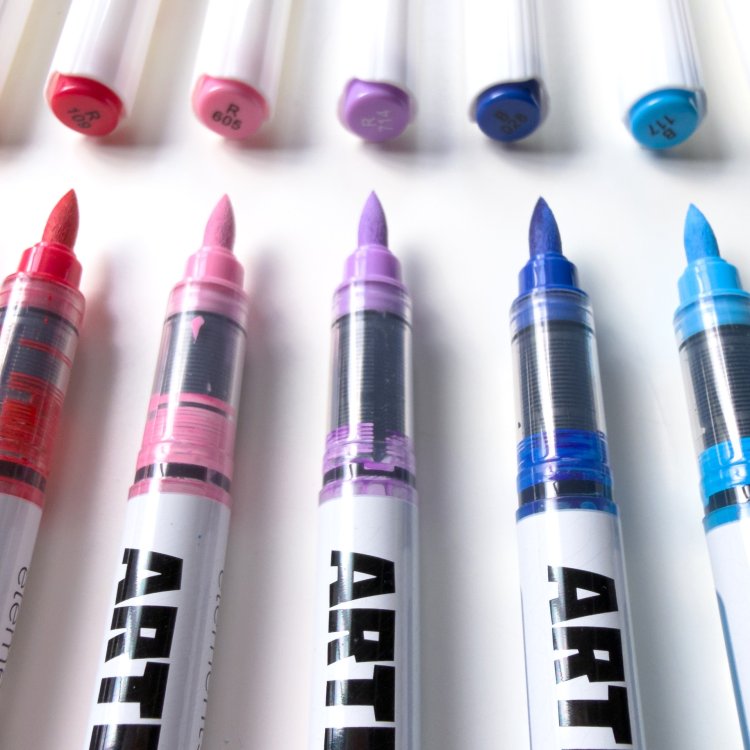 Elements Artifex Acrylic Markers Flexi Brush - Classic (Set of 12)