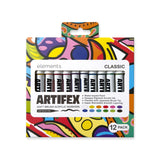 Elements Artifex Acrylic Markers Flexi Brush - Classic (Set of 12)