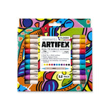 Elements Artifex Acrylic Markers Dual Tip Brush - Classic (Set of 12)