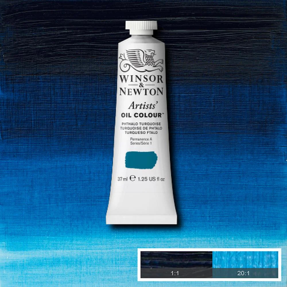 Artists' Oil Colour 37ml Phthalo Turquoise