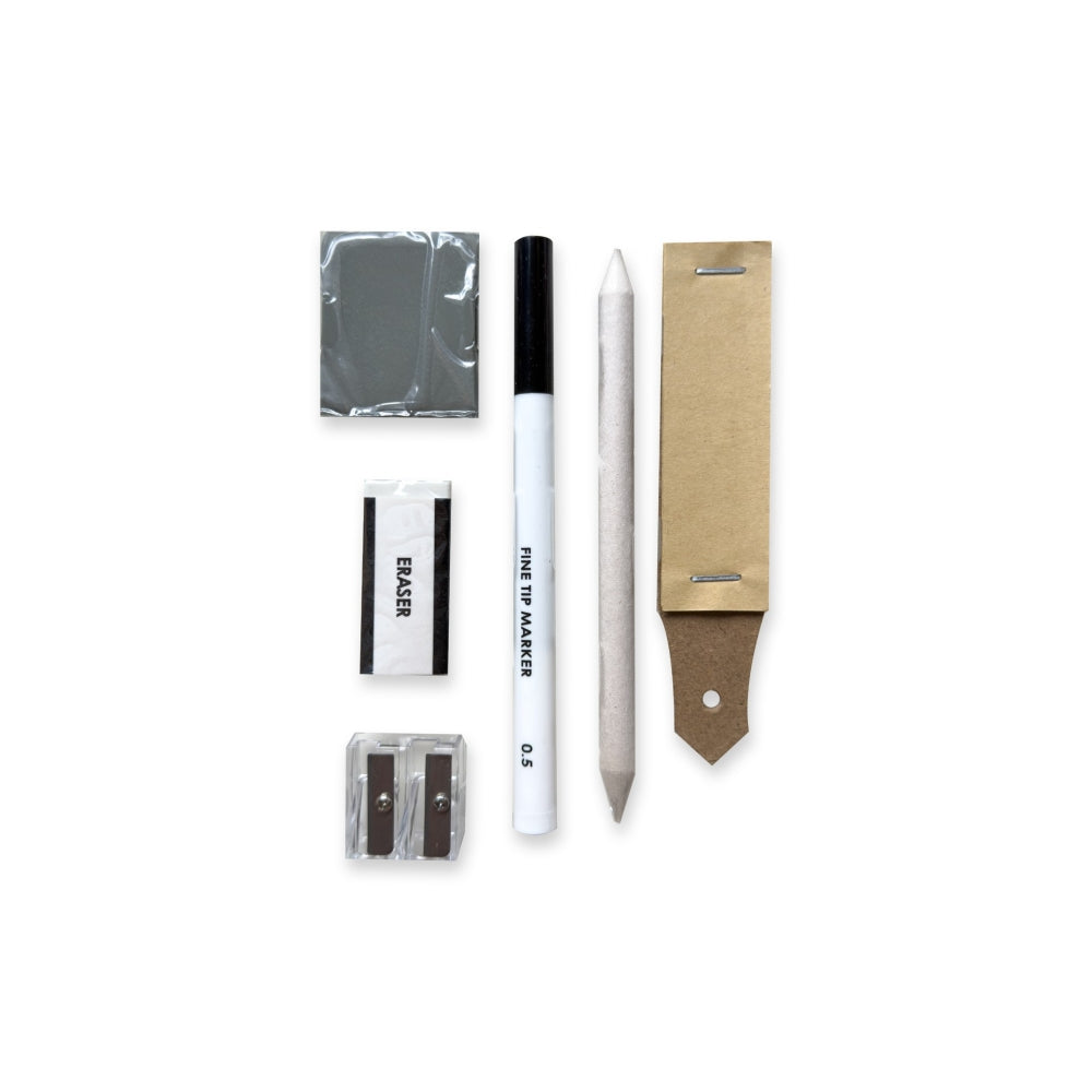 Elements Drawing & Sketching Collection Tin (64 Pieces)