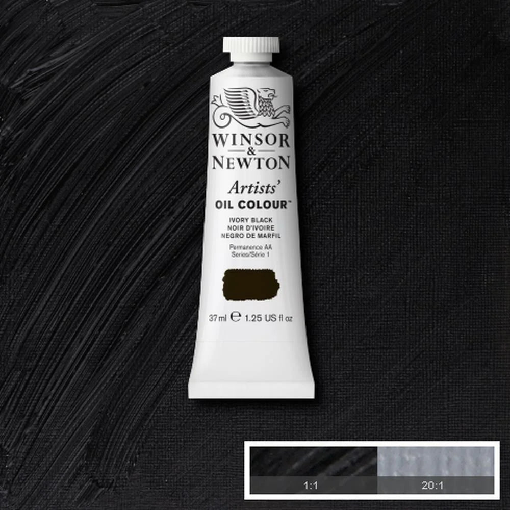 Artists' Oil Colour 37ml Ivory Black