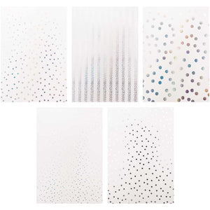 Paper Poetry Motif Paper Pad Dots 270g/m² 20 Sheets Hot Foil