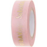 Paper poetry tape days of the week 1.5cm 10m