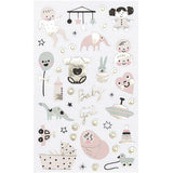 Paper Poetry Sticker Hello Baby Girl 4 sheets