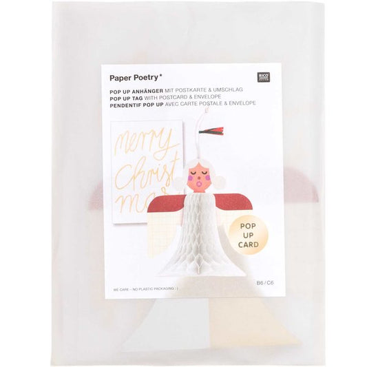 card set with pop-up tag Angel