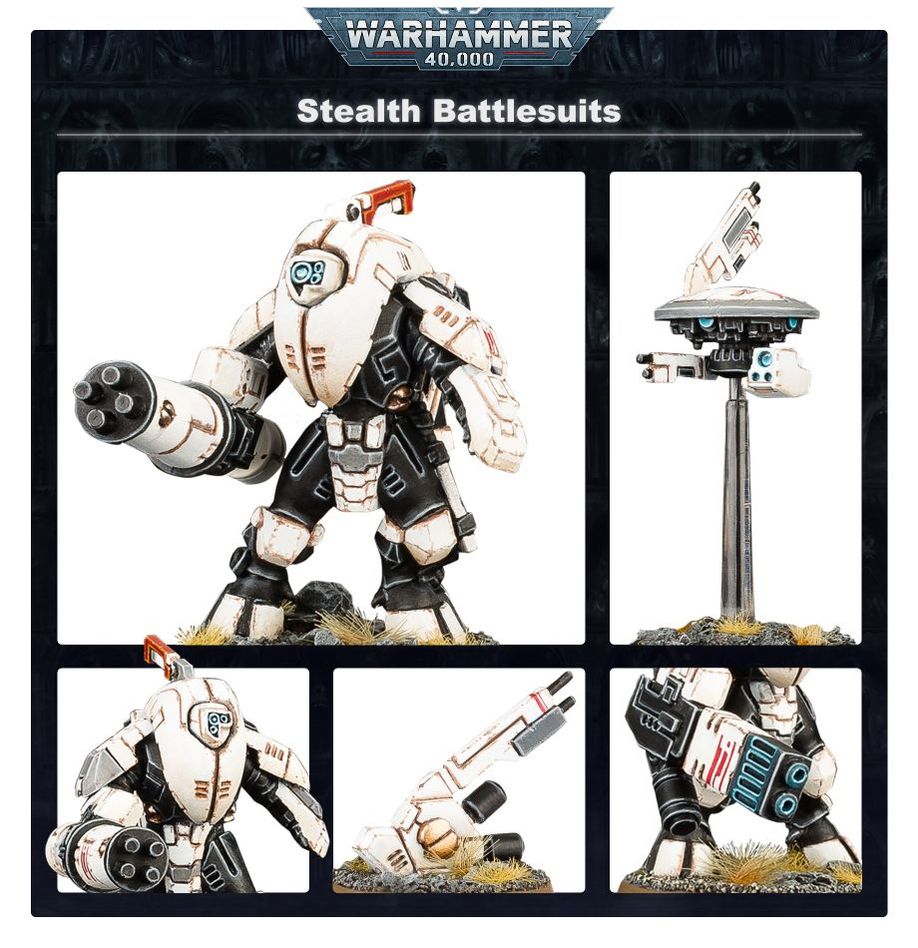 Warhammer 40,000 - T'au Empire: Stealth Battlesuits