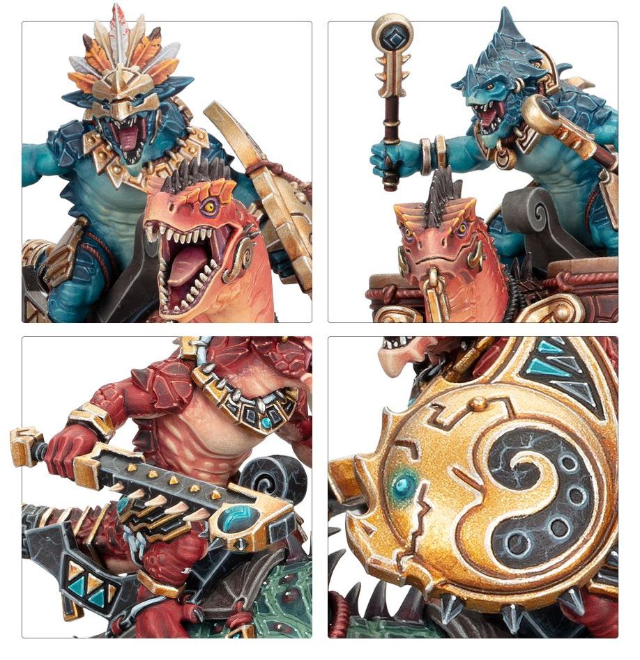 Warhammer Age of Sigmar - Seraphon: Aggradon Lancers
