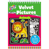 GALT Velvet Pictures Colouring Book - Animals