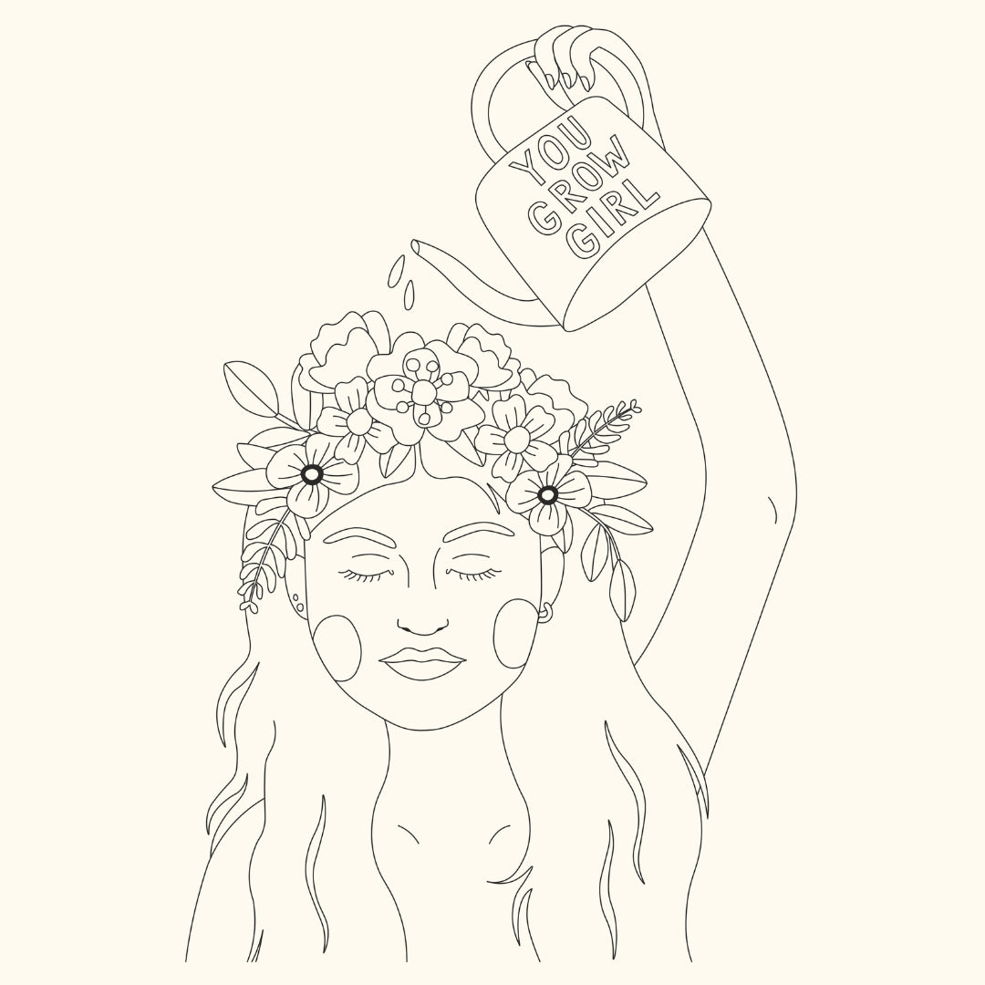 Colouring Book 23x23cm - Me Time (40 Sheets)