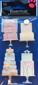Essential Craft Stickers - Cakes