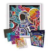 Splat Planet Wood Art Kit - Space
