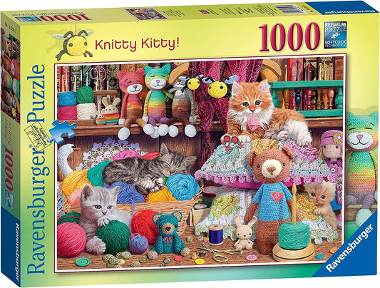 Knitty Kitty 1000 Piece Jigsaw Puzzle