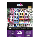Zieler A3 Cartridge Paper Pad - 25 Sheets