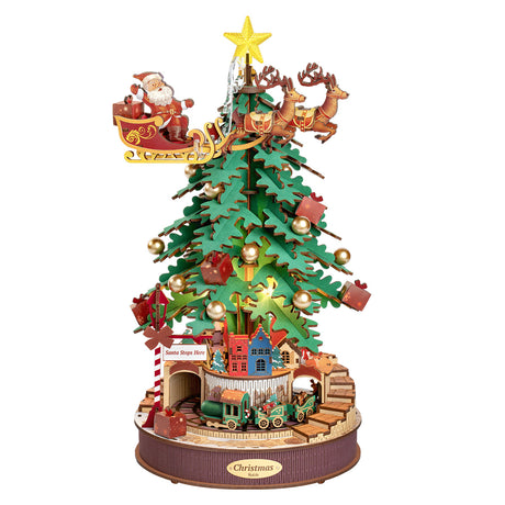 Rolife Musical 3D Wooden Puzzle - Christmas Melody Tree