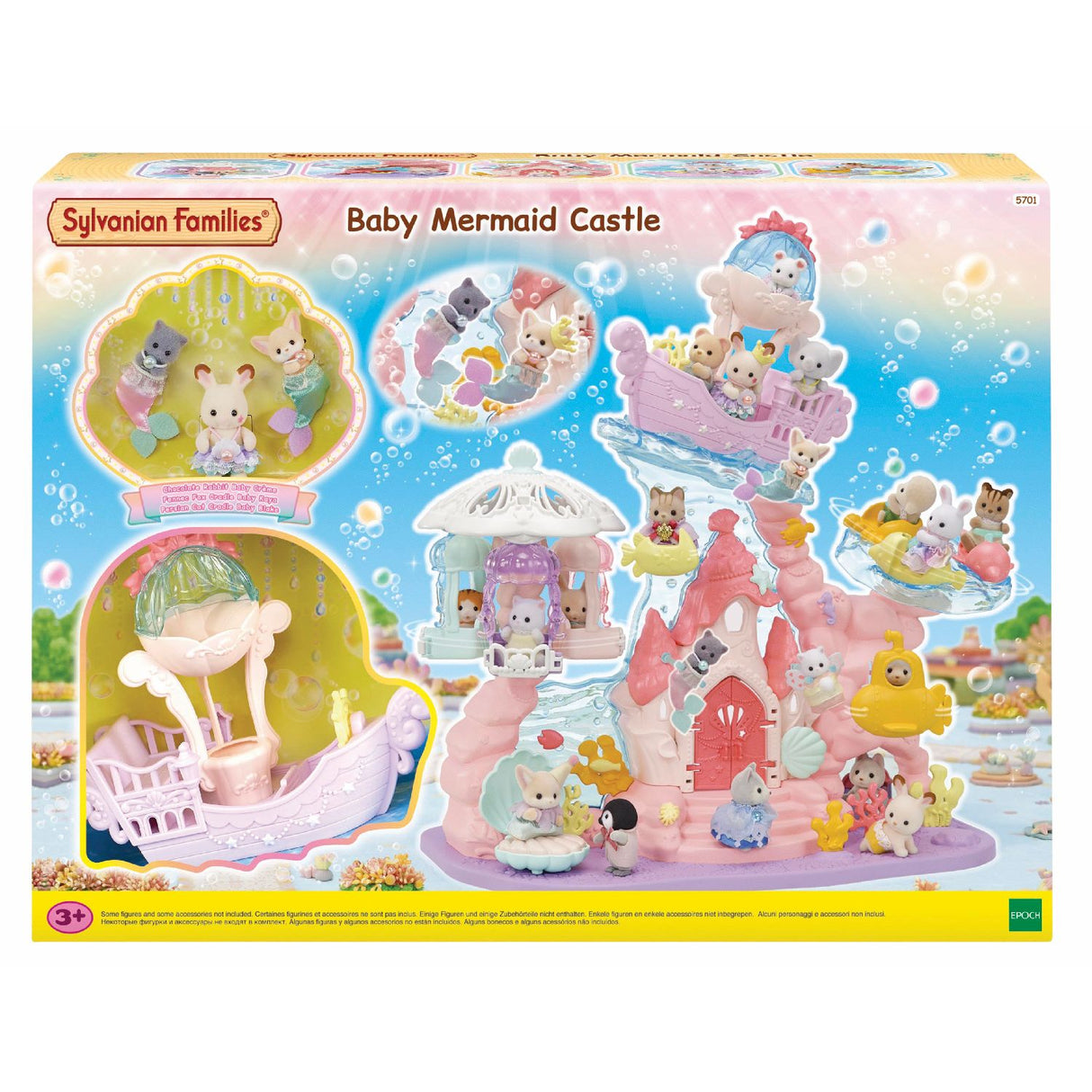Sylvanian Families Baby Mermaid Castle Play Set
