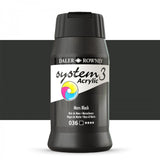 Daler-Rowney System3 Acrylic Paint Mars Black 500ml